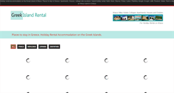 Desktop Screenshot of greekislandrental.com